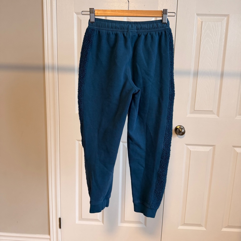 Nike Kids Teal Sherpa Hoodie - Zip Front Fleece Jacket and matching joggers - Picture 6 of 6